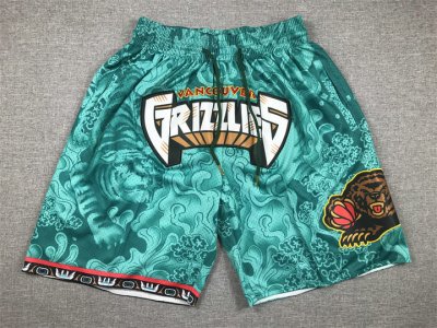 NBA Grizzligs tigers year just don shorts green